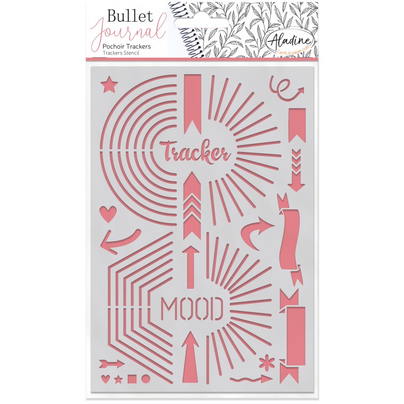 Bullet journal pochoir mood trackers