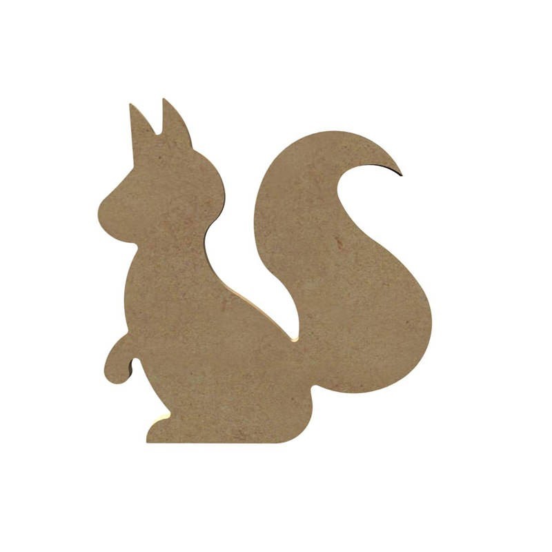 Grand écureuil en bois 15 cm