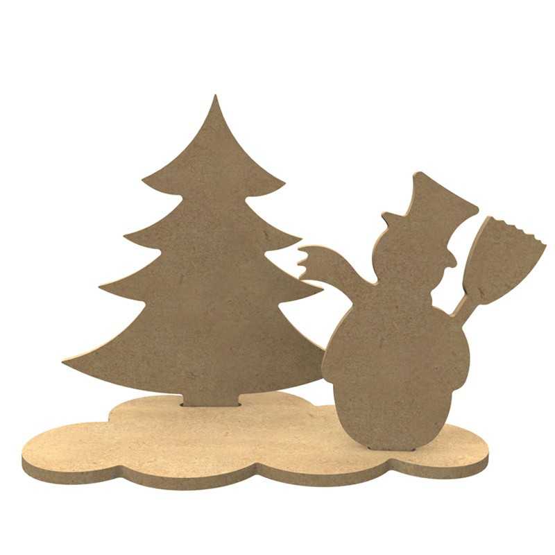 Bonhomme de neige origami 3D à poser - Décoration Noël Bonhomme de neige origami 3D à poser - Décoration Noël