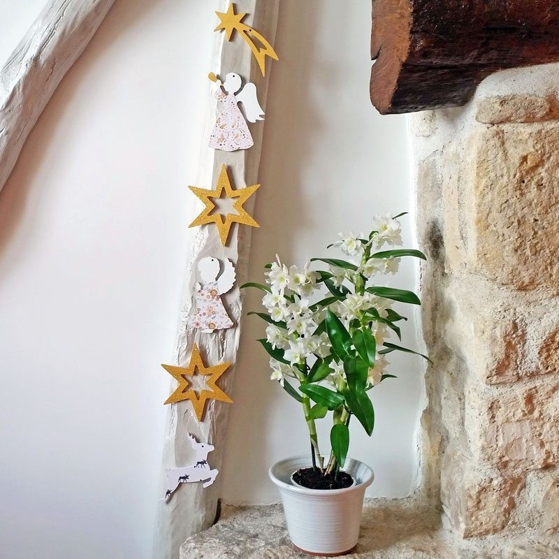 Lot De 9 Silhouettes En Bois 'Artemio - Corail' Etoiles De Mer