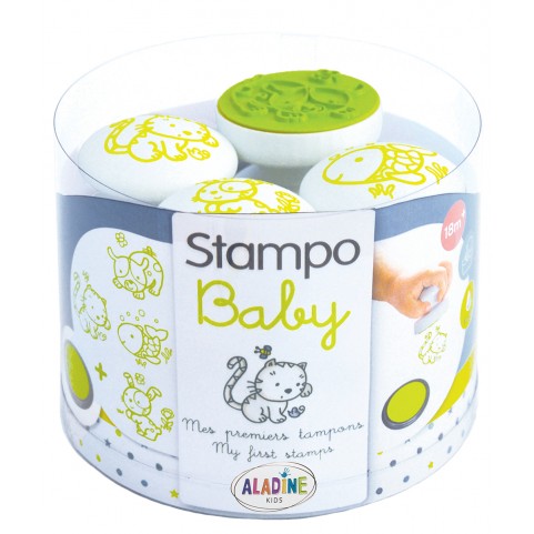 Tampon mousse 18 mois animaux - Stampo Baby