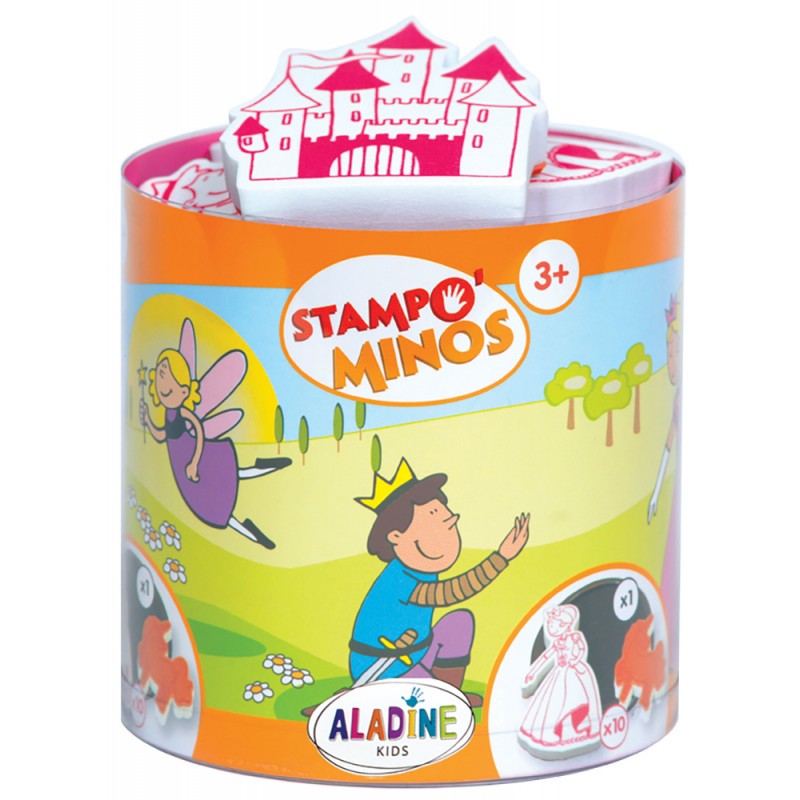 Tampon bois enfant +3 ans Dinosaures - Stampo Bambino