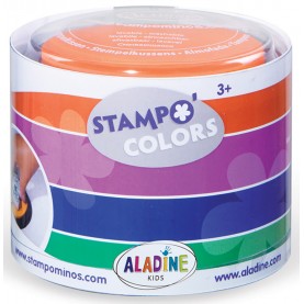 Tampons Stampo Enfant - Anniversaire Princesse - 33 tampons + 3 encreurs -  Kit tampon - Creavea