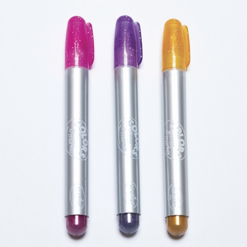 Stylo paillettes diamantines or 10g - Centrakor
