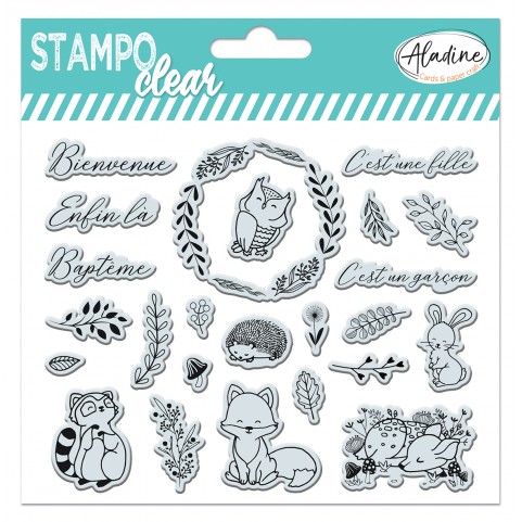 Tampon transparent naissance - Stampo Bullet Clear