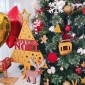 Centre de table sapin Noël à poser en bois à décorer