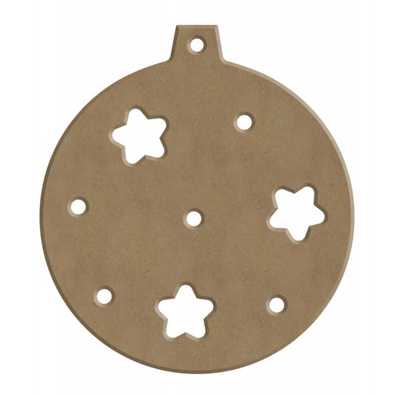 Boule De Noël En Bois Peint Ange - Décoration Artisanale Par Korovina