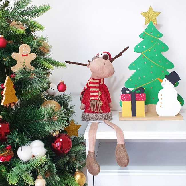 10 Décorations Sapin Noël En Forme De Bonhomme Pain D'Épice | Ornements Colorés PVC Avec Ficelle | Pour Arbre, Porte, Cheminée