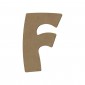 Lettre "F" en bois à décorer de 15 cm