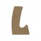Lettre "L" support en bois à décorer de 15 cm