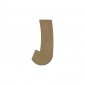 Lettre "J" support en bois à décorer de 8 cm