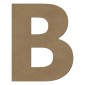 Lettre "B" en bois à décorer de 20 cm