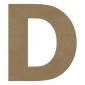 Lettre "D" en bois à décorer de 20 cm