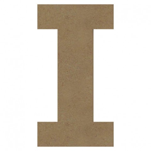 Lettre "I" support en bois à décorer de 20 cm