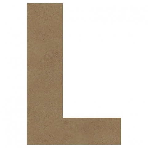 Lettre "L" support en bois à décorer de 20 cm