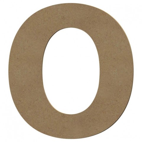 Lettre "O" support en bois à décorer de 20 cm