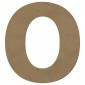 Lettre "O" support en bois à décorer de 20 cm