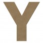 Lettre "Y" en bois à peindre de 20 cm