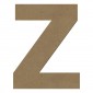 Lettre "Z" en bois à peindre de 20 cm