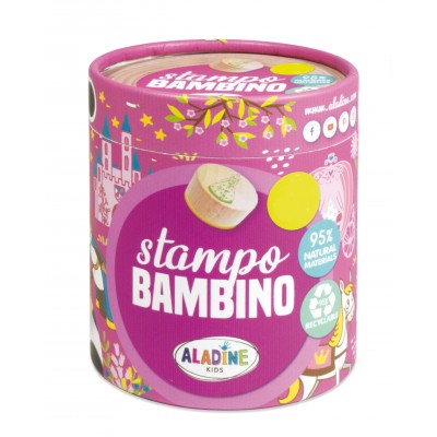 Tampon bois enfant +3 ans princesse - Stampo Bambino