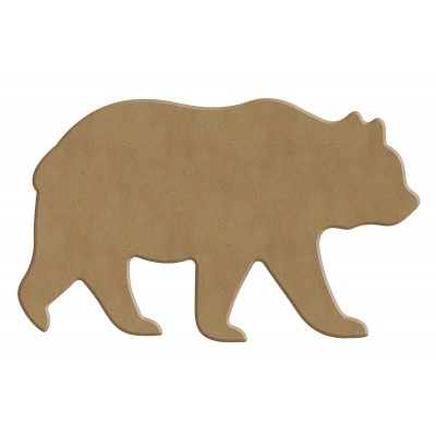 Petit ours en bois à décorer