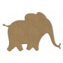 Petit éléphant en bois à décorer