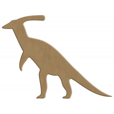 Dinosaure parasaure en bois à décorer