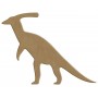 Dinosaure parasaure en bois à décorer