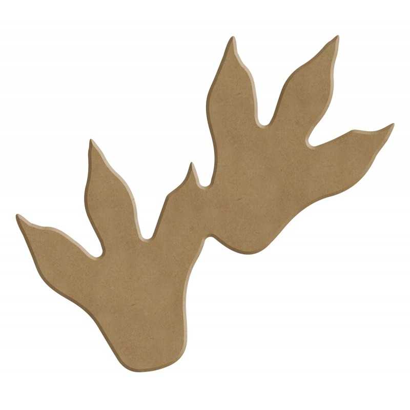 Lot De 10 Empreintes De Dinosaure En Bois – 9,4 X 12,7 Cm, Contreplaqué Bouleau Baltique, Idéal DIY, Décoration Enfant & Artisanat
