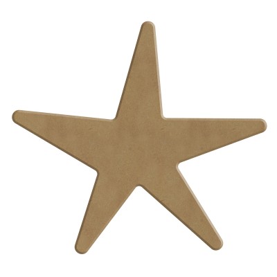 Petite étoile mer en bois à décorer