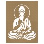 Tableau bouddha en bois à décorer