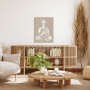 Tableau bouddha en bois à décorer