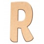 Lettre "R" en bois à décorer de 40 cm