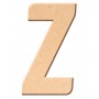 Lettre "Z" en bois à décorer de 40 cm