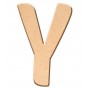Lettre "Y" en bois à décorer de 5 cm