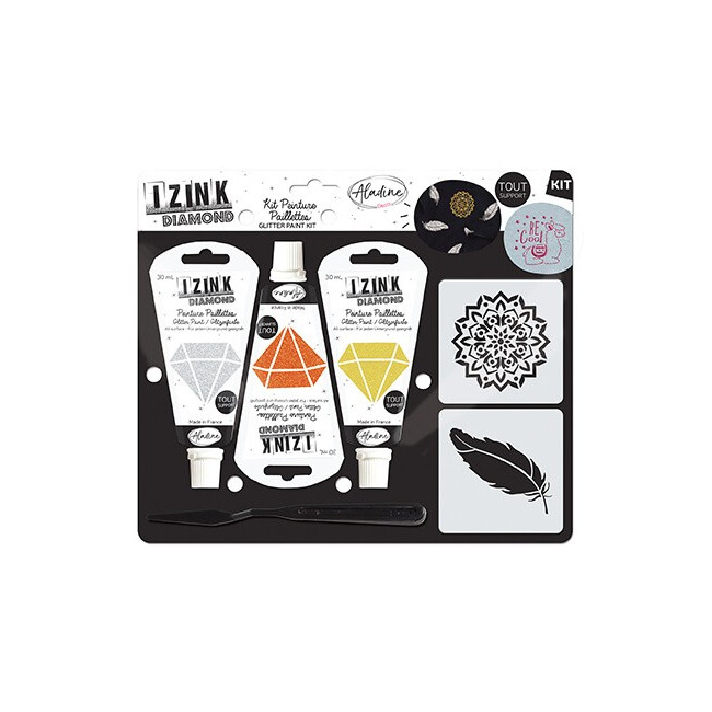 Kit peinture pailleté Izink Diamond