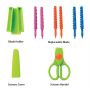 Ciseaux cranteurs avec 9 formes - Colors Cut