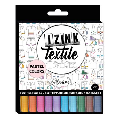 Feutres textile pack de 12 - Izink Textile