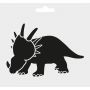 Set 6 pochoirs enfants - Dinosaures