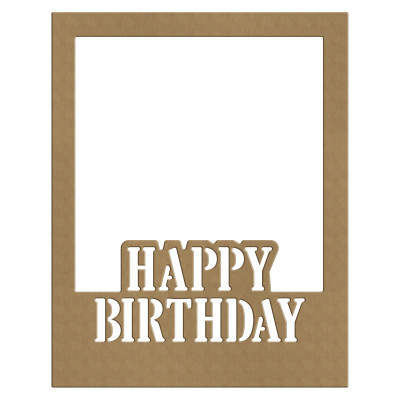 Photobooth Polaroide Happy Birthday 57X72 cm