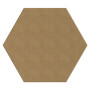 Hexagone 20X18 cm