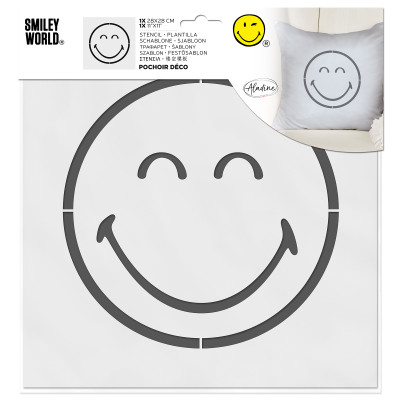 Pochoir Deco Smiley- 30X30