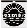 Pochoir Deco Good Vibes - 30X30