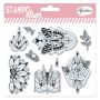 Tampon transparent pivoine papillons - Stampo Bullet Clear