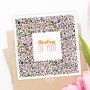Tampon bois cadre fleurs - Doodler Stamp