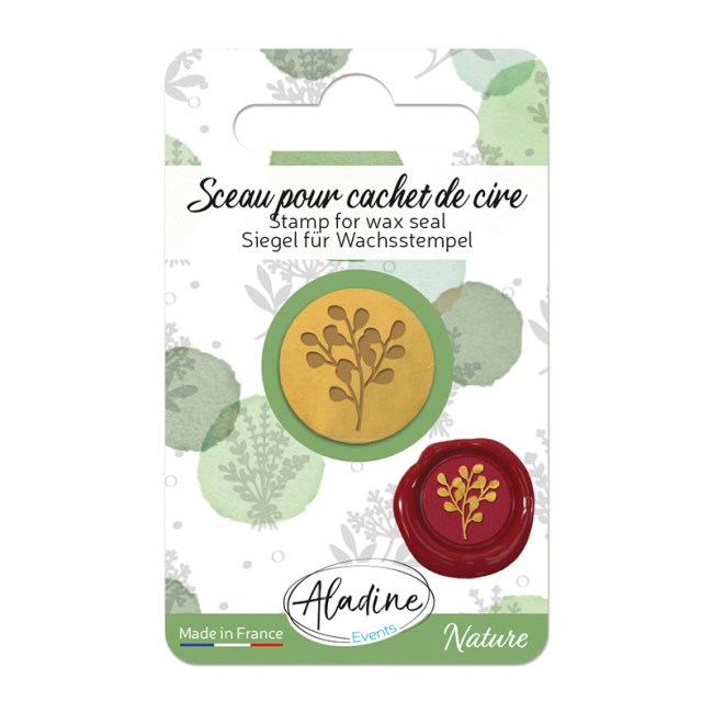 Ensemble De 6 Timbres à Cire De Noël En Laiton - Motifs Flocon, Sapin, Père Noël - Avec Poignée En Bois