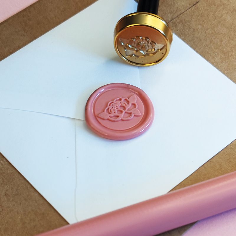 Sceau De Cire De Timbre De Lettre Vintage Réaliste De Vecteur 3d Sur L