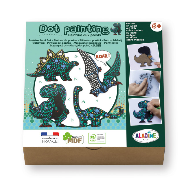 Coffret Dot Painting Dino