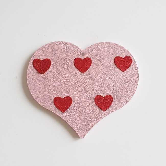 2 Cœurs En Bois à Suspendre 35cm - Décoration Romantique Mariage Et Fenêtre