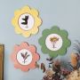 Fleur cadre en bois à décorer